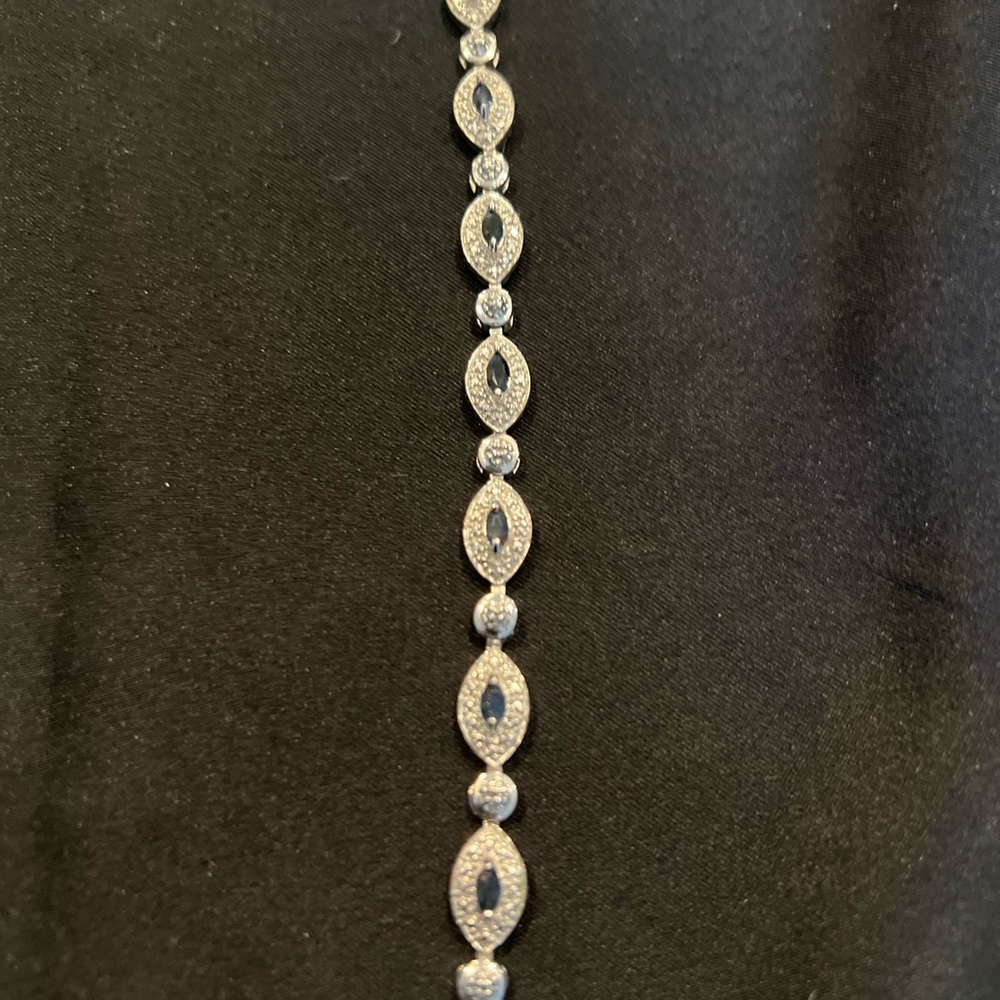 Ross-Simons diamond and sapphire bracelet
